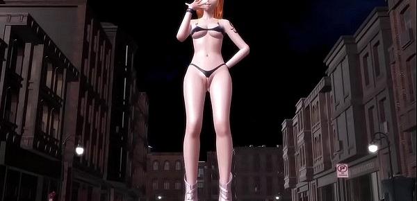 One piece nami dancing and twerking